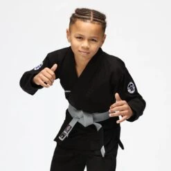 Tatami Fightwear Childrens/Kids The Original V2 Gi Black (only MO Left) -Boxing Equipment Store 1TatamiFightwearCanadaKidsTheOriginalV2Gi Black