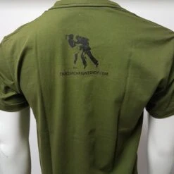 The Clinch Fight Shop Logo Military Green T-Shirt -Boxing Equipment Store 20201002 180442