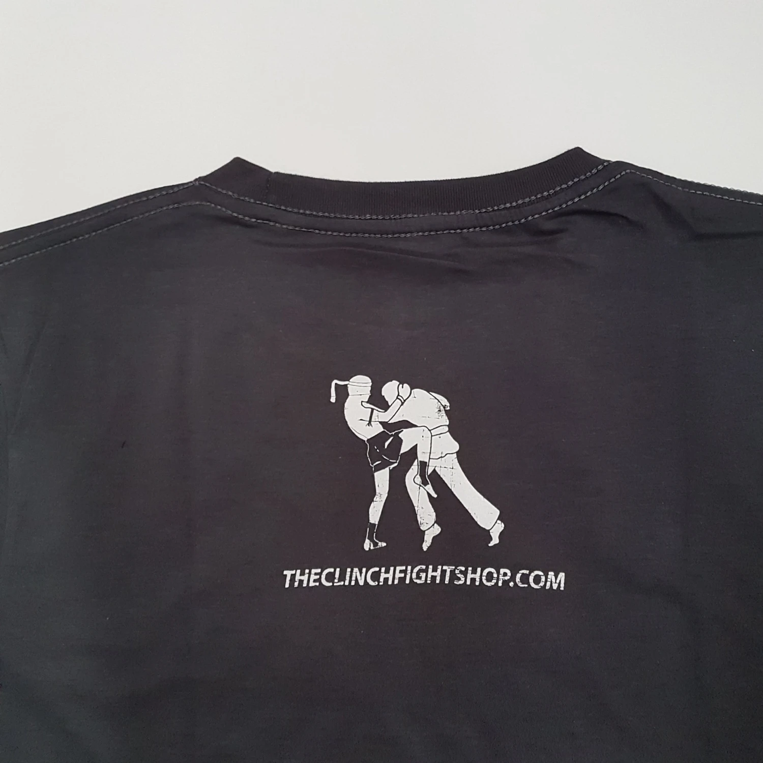 The Clinch Fight Shop Logo Charcoal Grey T-Shirt The Clinch Fight Shop Logo Charcoal Grey T-Shirt -Boxing Equipment Store 20201228 133559
