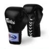 Fairtex BGL6 Pro Lace-up Competition Gloves Black