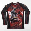 Fusion Fight Gear Batman Red Skull Rashguard Rash Guard