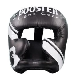 Booster Fight Gear Cheek & Chin Sparring Head Gear BHG2 -Boxing Equipment Store BoosterFightGearheadgearblackcheekandchin2