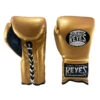 Cleto Reyes Lace-Up Training Boxing Gloves Solid Gold -Boxing Equipment Store Cleto Reyes canadaTraditional Training Lace Gloves solidgold
