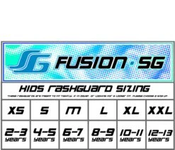 Fusion Fight Gear Kids The Killing Joke Rashguard Rash Guard -Boxing Equipment Store FSG KidsSizeGuide 01 lo res