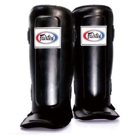 Fairtex SP3 Pro Style Double Padded In-Step Shin Guards Shinguards Fairtex SP3 Pro Style Double Padded In-Step Shin Guards Shinguards -Boxing Equipment Store Fairtex Pro Style Shin Pads SP3 black