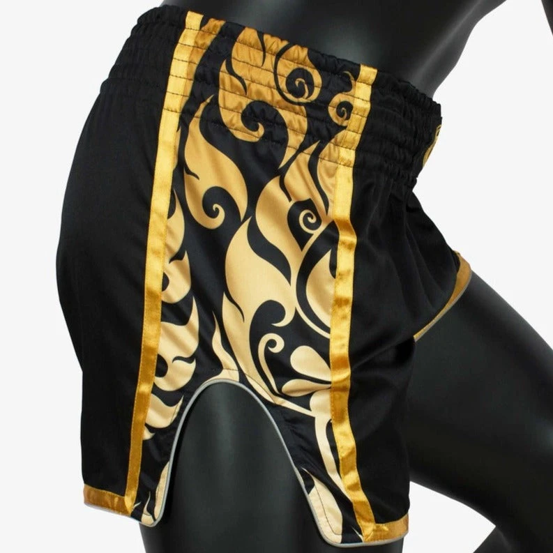 Fairtex Glory Kickboxing Muay Thai Shorts BSG1 Black/Gold Fairtex Glory Kickboxing Muay Thai Shorts BSG1 Black/Gold -Boxing Equipment Store