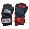 Fairtex FGV12 Ultimate Combat MMA Gloves Black/Red -Boxing Equipment Store FairtexCanadaMMAGlovesblackred2