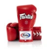 Fairtex BGL6 Pro Lace-up Competition 10oz Fight Gloves Red -Boxing Equipment Store Fairtexcanadabgl6redlaceupgloves