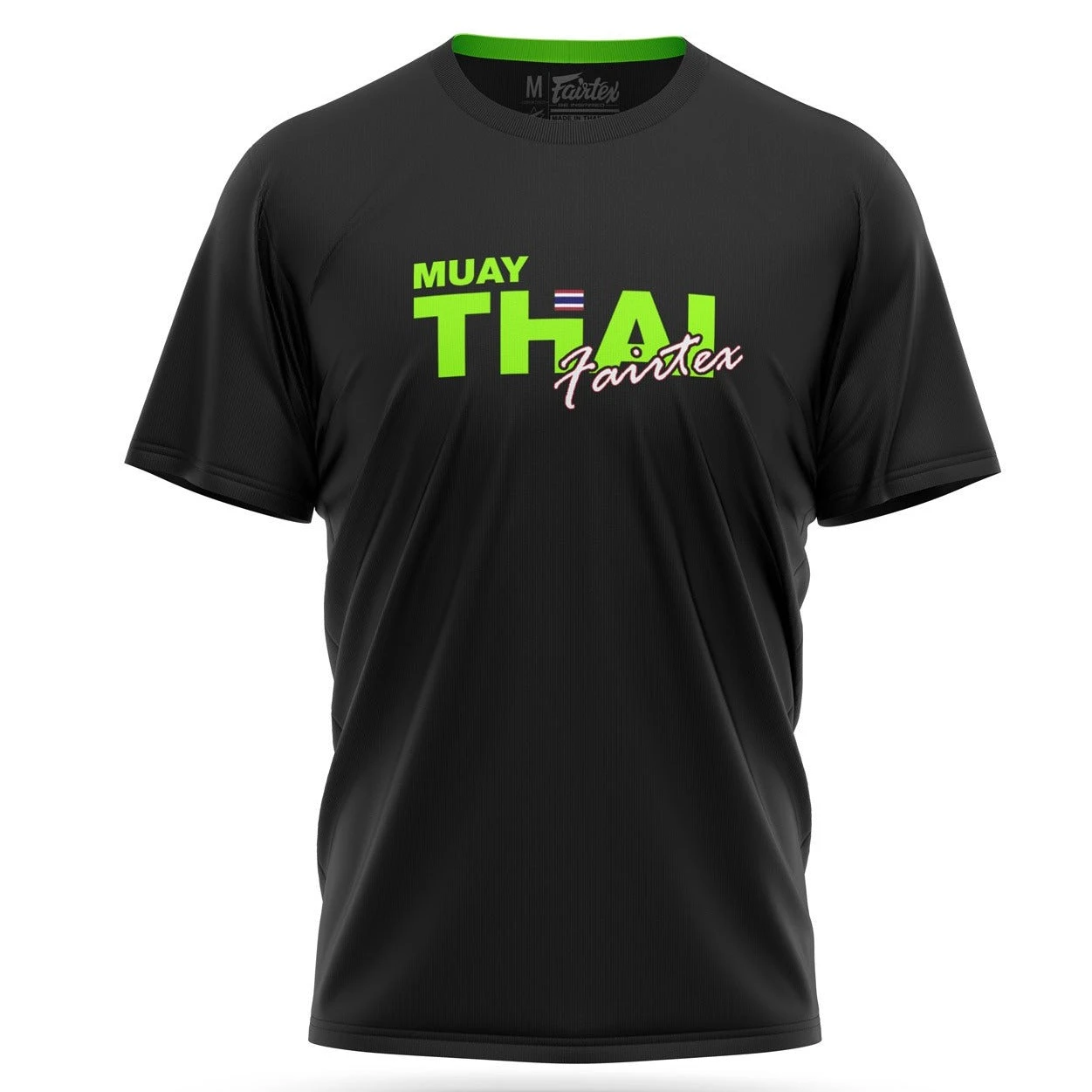 Fairtex Neon Green Muay Thai Short Sleeve T-Shirt (only XL left) Fairtex Neon Green Muay Thai Short Sleeve T-Shirt (only XL Left) -Boxing Equipment Store Fairtexcanadamuaythait shirtGreen
