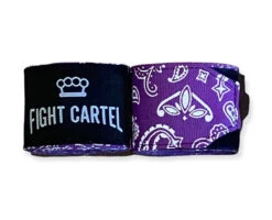 Fight Cartel 180" Hand Wraps Handwraps Various Colours/Designs -Boxing Equipment Store FightCartelPrupleHazeHandWraps