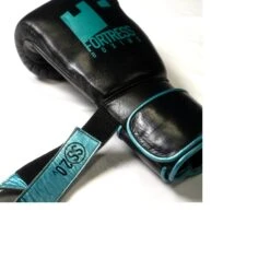 Fortress Boxing SS2.0 Velcro Boxing Gloves Black/Teal -Boxing Equipment Store FortressBoxingCanadaSS2.0VELCROTRAININGSPARRINGGLOVESblue