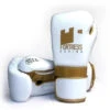 Fortress Boxing SS2.0 Velcro Boxing Gloves White/Gold -Boxing Equipment Store FortressBoxingCanadaSS2.0VELCROTRAININGSPARRINGGLOVESwhite