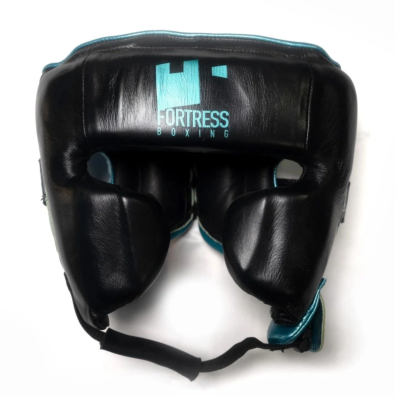 Fortress Boxing Cheek Headgear Head Guard Black/Teal Fortress Boxing Cheek Headgear Head Guard Black/Teal -Boxing Equipment Store