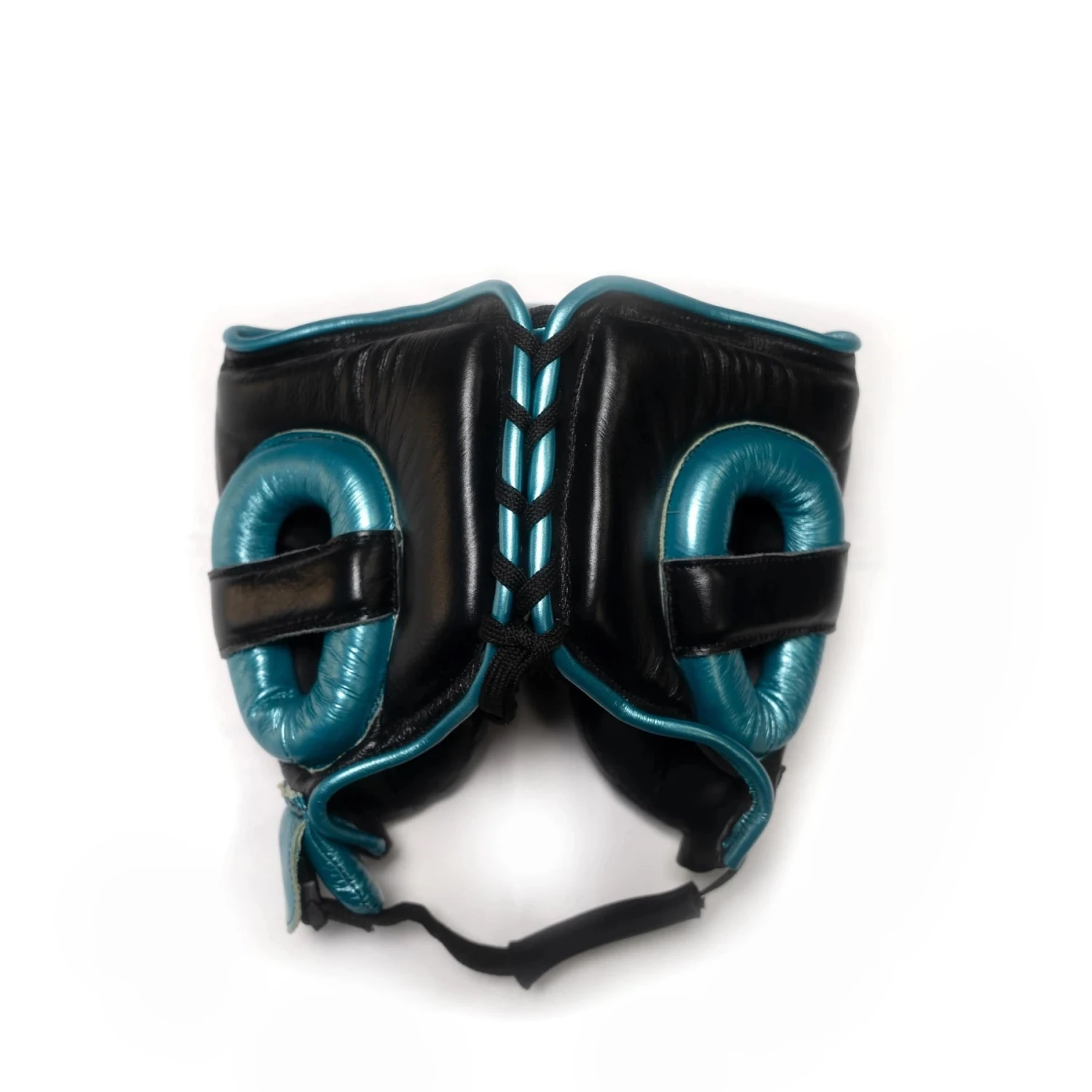 Fortress Boxing Cheek Headgear Head Guard Black/Teal Fortress Boxing Cheek Headgear Head Guard Black/Teal -Boxing Equipment Store