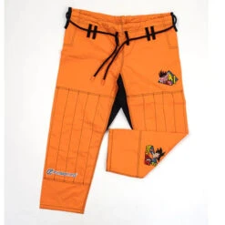 Fusion Fight Gear Dragon Ball Z Saiyan Saga Goku BJJ Gi Limited Edition -Boxing Equipment Store FusionDragonBallZSaiyanSagaGokuOrangeBJJGiV211