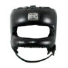 Cleto Reyes Facesaver With Nylon Bar Headgear Head Gear Solid Black -Boxing Equipment Store Headgear Redesigned with Nylon Bar Black