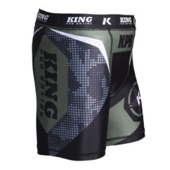 King Pro Boxing Vale Tudo Grappling Fight Shorts Military Green 3 King Pro Boxing Vale Tudo Grappling Fight Shorts Military Green -Boxing Equipment Store KingProBoxingValeTudoMMACompressionsshortsgreen3