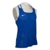 Nike Boxing Competition Jersey Tank Blue -Boxing Equipment Store NikeBlueWhiteBoxingTank