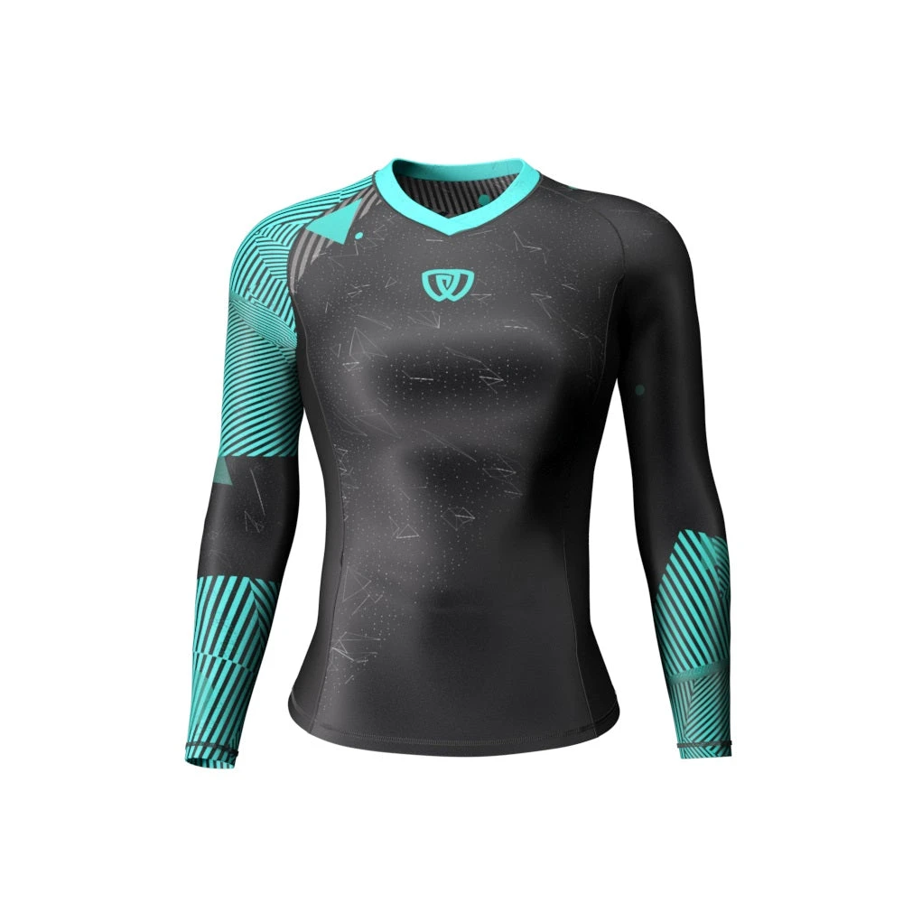 Phalanx Chaos Ladies Compression Rash Guard Rashguard Phalanx Chaos Ladies Compression Rash Guard Rashguard -Boxing Equipment Store