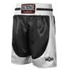Ringside Boxing Pro-Style Shorts Trunks Black/White -Boxing Equipment Store RingsidePro StyleBoxingTrunksblackwhite