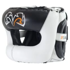 Rival Boxing Guerrero Facesaver Headgear Head Gear Guard White