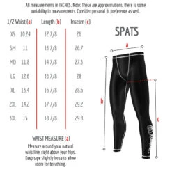 Phalanx Solider One Spats Compression Pants (only XXL Left) -Boxing Equipment Store Spats Size Chart 800x ccb517ff c625 4f4b bc7e e8bfcf7d9825