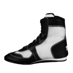Title Boxing Hyper-Elite Mid White Youth Kids Boxing Shoes Boots -Boxing Equipment Store TITLEBoxingyouthkidsboxingshoescanadaHyper EliteMidBoxerswhite2
