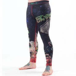 Fusion Fight Gear Teenage Mutant Ninja Turtles Spats Pants -Boxing Equipment Store TMNT Book One Spats left angle