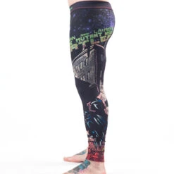 Fusion Fight Gear Teenage Mutant Ninja Turtles Spats Pants -Boxing Equipment Store TMNT Book One Spats left side