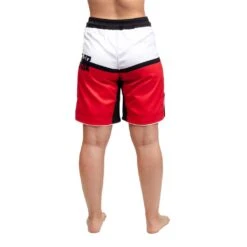 Tatami Fightwear Ladies Super Red BJJ Jiu Jitsu MMA Shorts -Boxing Equipment Store TatamifightwearcanadaladiesSuper RedWhite Shorts4