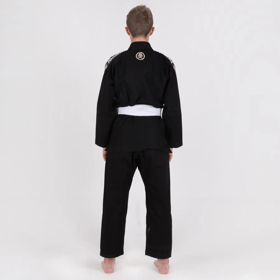 Tatami Fightwear Childrens/Kids Nova Jiu Jitsu Gi Black FREE White Belt Tatami Fightwear Childrens/Kids Nova Jiu Jitsu Gi Black FREE White Belt -Boxing Equipment Store TatamikidsBJJGICANADAabsoluteblack kids2