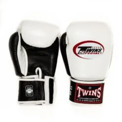 Twins BGVL3 Muay Thai Boxing Gloves White/Black -Boxing Equipment Store TwinsglovesBGV3WHITEBLACK