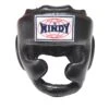 Windy Cheek & Chin Sparring Headgear Head Gear HP-2 Black -Boxing Equipment Store WindyMuayThaiHeadgearCheekChinSparringHP 2