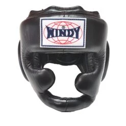 Windy Cheek & Chin Sparring Headgear Head Gear HP-2 Black