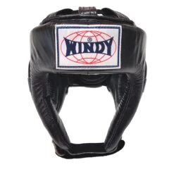 Windy Open Face Competition Headgear Head Gear HP-4 Black