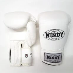 Windy BGP Muay Thai Boxing Gloves White