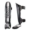 Booster Fight Gear Shin Guards Double Padded V3 Black/Silver -Boxing Equipment Store boosterfightgearcanadashinguardsbsg v3 silver 2