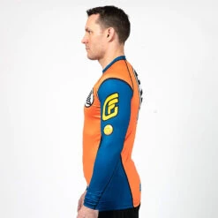 Fusion Fight Gear Dragon Ball Z Goku Rash Guard Rashguard -Boxing Equipment Store dragonballzgokuorangerashguard2