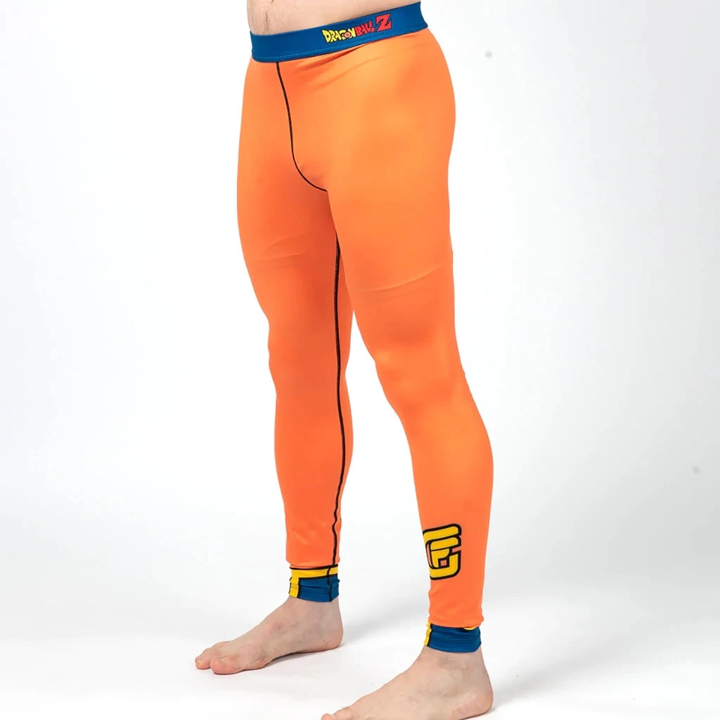 Fusion Fight Gear Dragon Ball Z Goku Mens Spats Pants Compression Fusion Fight Gear Dragon Ball Z Goku Mens Spats Pants Compression -Boxing Equipment Store dragonballzgokuorangespatspants