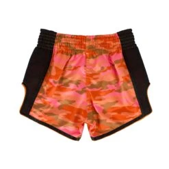 Fairtex Muay Thai Shorts BS1711 Orange Camo -Boxing Equipment Store fairtexMuayThaiShortscanada BS1711OrangeCamo2
