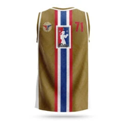 Fairtex JS19 Sleeveless Tank Top Basketball Jersey Shirt Brown -Boxing Equipment Store fairtexcanadatanktopbrownjersey2