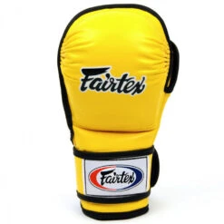 Fairtex FGV15 MMA Sparring Hybrid Gloves Yellow -Boxing Equipment Store fairtexmmaglovescanada fgv15 yellow2