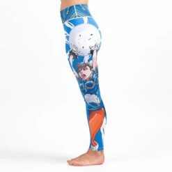 Fusion Fight Gear Chun Li Street Fighter Ladies Spats Compression Pants -Boxing Equipment Store ffg 1009 blue 05