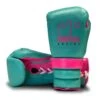 Fortress Boxing SS2.0 Lace-Up Boxing Gloves Aqua/Electric Pink 2 Fortress Boxing SS2.0 Lace-Up Boxing Gloves Aqua/Electric Pink -Boxing Equipment Store fortressboxinglaceupgloveaquapink