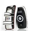 Fairtex KPLC2 Curved Super Contoured Thai Kick Pads Black/White -Boxing Equipment Store kplc2