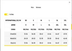 ONE FC X Bruce Lee The Dragon Yellow T-Shirt 3 ONE FC X Bruce Lee The Dragon Yellow T-Shirt -Boxing Equipment Store onefcsizechart