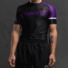 Phalanx Solider One Ranked Purple Short Sleeve Rash Guard -Boxing Equipment Store phalanxbjjcanadajiujitsurankedshortsleeverashguardpurple