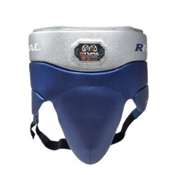 Rival RNFL100 Professional Groin Protector Blue/Silver -Boxing Equipment Store rivalboxingcanadarnfl100 bluegroinguard2