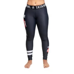 Tatami Fightwear Ladies Bushido Spats Compression Pants Tights -Boxing Equipment Store tatamicanadafightwearladiesBushido Black Spats3