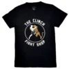The Clinch Fight Shop Logo Tiger Black/Gold T-Shirt